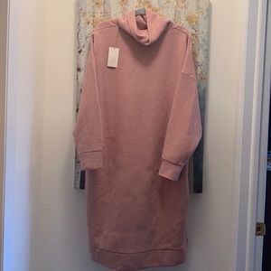 NWT rose colored sweater dress
